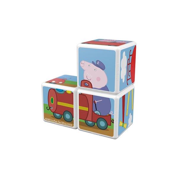 Imagen de 3 Cubos Magnéticos Peppa Pig Geomag Magicube