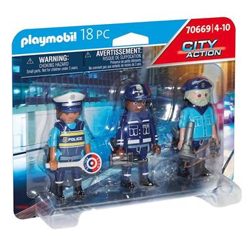 Imagen de Playmobil City Action Set Figuras Policía