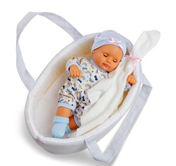Imagen de Muñeco Baby Shoes Canastilla Azul