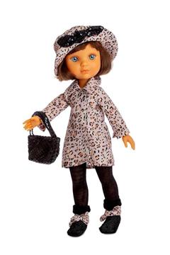 Imagen de Muñeca Eva Chubasquero Leopardo