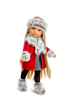 Imagen de Muñeca Fashion Girl Abrigo Rojo