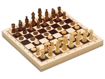 Imagen de Ajedrez, Damas y Backgammon de Madera 
