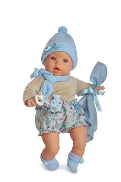Imagen de Muñeco Baby Llorón Azul