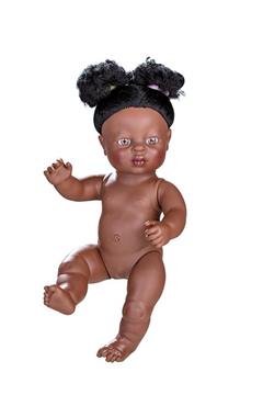 Imagen de Muñeca Newborn Africana Desnuda 38 Cm