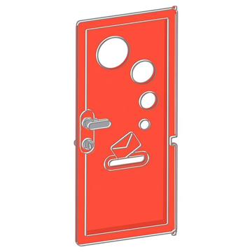 Imagen de Puerta Casita Jardín Infantil