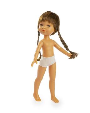 Imagen de Muñeca Fashion Trenzas Desnuda En Bolsa