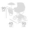 Imagen de Coche De Muñecas Reborn Plegable Sky