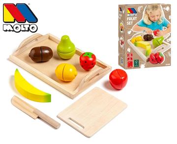 Imagen de Bandeja de Fruta de Madera 9 Piezas