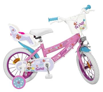 Dino Bikes Bicicleta niña 14 Pulgadas Barbie Rosado 4-6 años : :  Deportes y aire libre