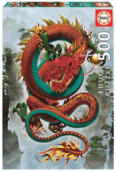 Imagen de Puzzle 500 Piezas Dragon De La Buena Fortuna