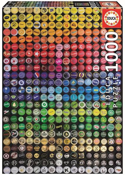 Imagen de Puzzle 1000 piezas Collage de Chapas 