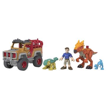 Imagen de Imaginext Jurassic World con Vehículo Dinosaurios Figitivos