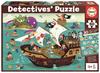 Imagen de puzle 50 piezas detectives pirata