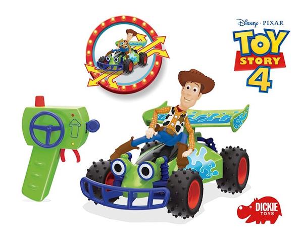 Imagen de Coche Radio Control Toy Story Buggy Con Figura Woody Simba Smoby