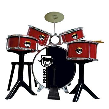 Imagen de Batería Juguete Rhino Drums Roja