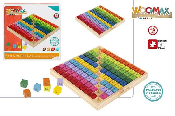 Imagen de Puzzle Multiplicar De Madera