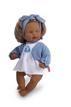 Imagen de SaniBaby Muñeca Antibacterias con Lazo Azul