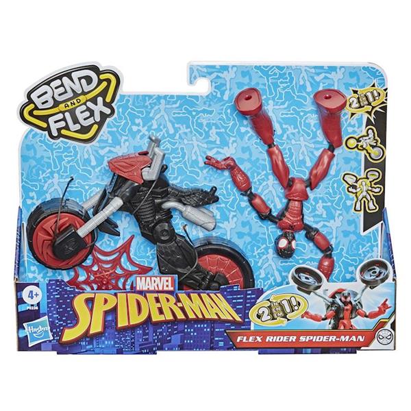 Imagen de Figura Spiderman Bend And Flex Con Vehículo