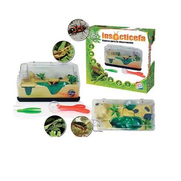 Apto para Niños a Partir de 6 años 21852 Hábitat Natural de Criaturas Acuáticas y Terrestres Color Verde Cefa Toys- Insectisefa Plus 
