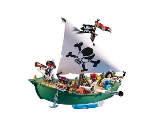 Imagen de Playmobil Piratas Barco con motor submarino