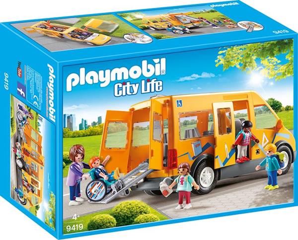 Imagen de Playmobil City Life Autobús Escolar con Rampa