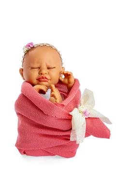 Imagen de Muñeca Poppy Dolls Lana Manta Tricolor