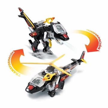 Imagen de Vehículo Switch Go Dino Velociraptor Transformable en Helicóptero