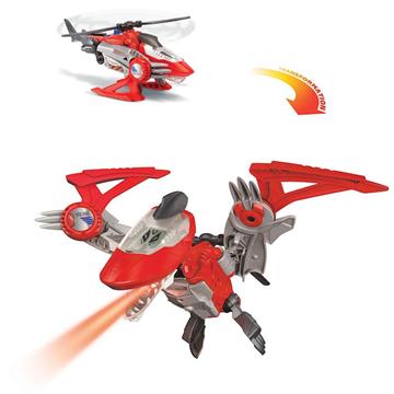 Imagen de Vehículo Switch Go Dino Pteranodon Transformable en Helicóptero