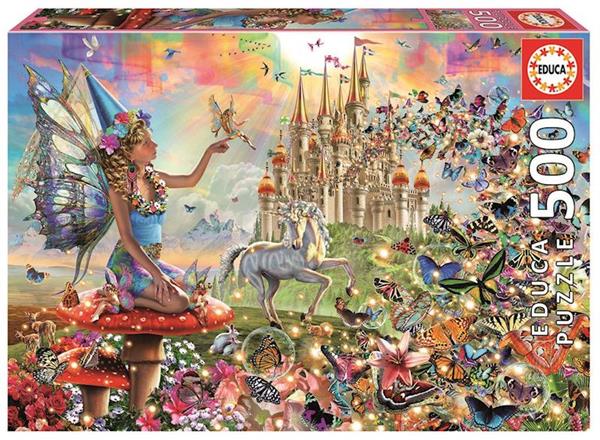 Imagen de Puzzle Hadas Y Mariposas 500 Piezas