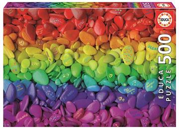 Imagen de Puzzle Piedras De Colores 500 Piezas