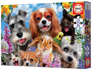 Imagen de Puzzle Selfie De Mascotas 200 Piezas