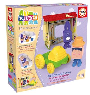 Imagen de Juego Kiddicubes Establo Y Tractor