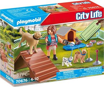 Imagen de Entrenadora Perros Playmobil City Life