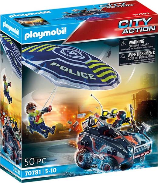 Imagen de Paracaídas Policía Playmobil City Action