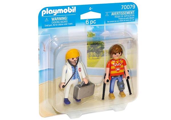Imagen de Playmobil Duo Pack Doctora y Paciente