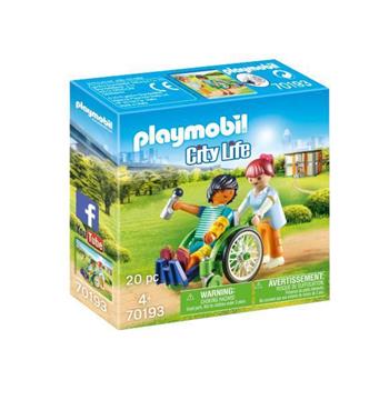 Imagen de Playmobil City Life Paciente En Silla De Ruedas