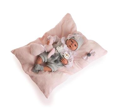Imagen de Muñeca Reborn Movimiento Peluche Conejo