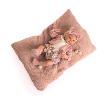 Imagen de Muñeca Reborn Realista Con Mecanismo Rosa Palo