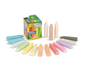 Imagen de Tizas Suelo Lavables Crayola Set 16u