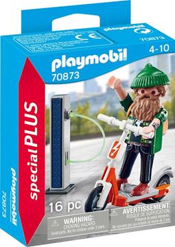 Imagen de Figura Playmobil Hipster Con Patinete