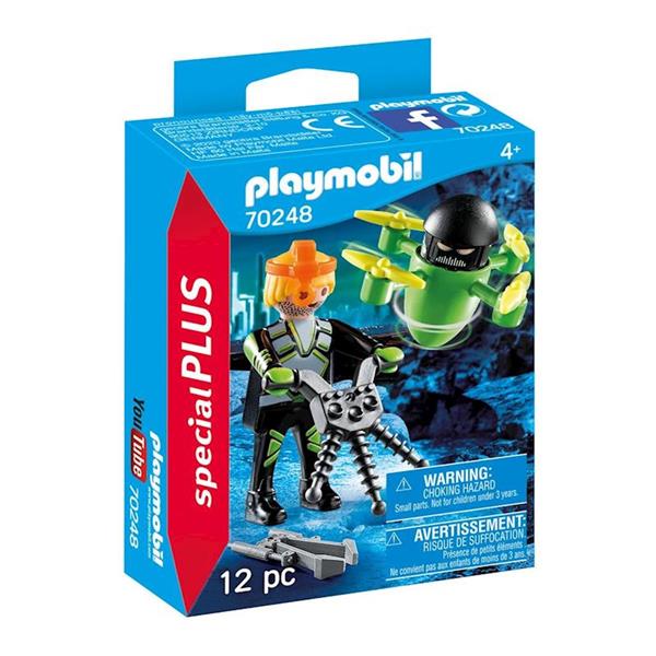 Imagen de Playmobil Special Plus Agente con Dron