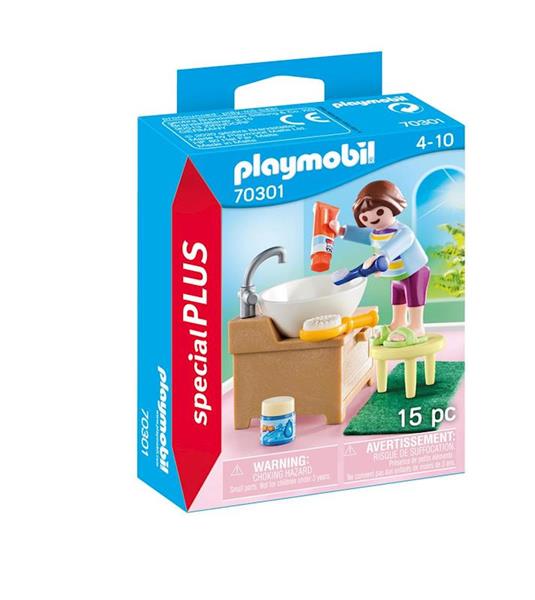 Imagen de Playmobil Special Plus Niña con Lavabo