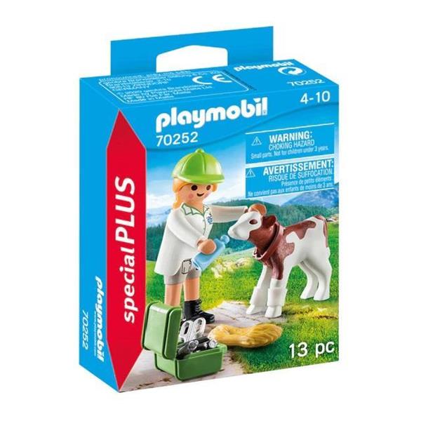 Imagen de Playmobil Special Plus Veterinaria con Ternero