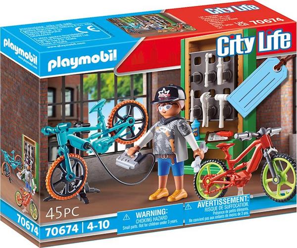Imagen de Taller Bicis Playmobil City Life