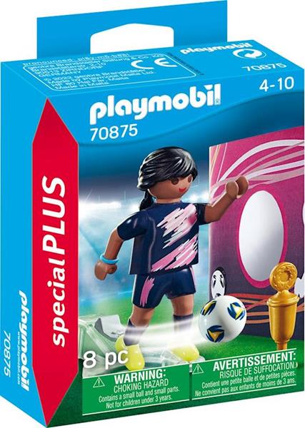 Imagen de Figura Playmobil Special Plus Futbolista Con Muro