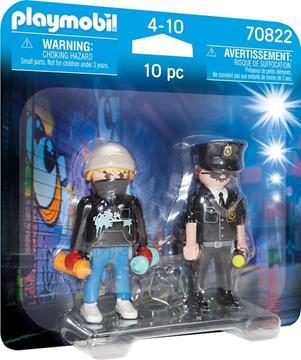 Imagen de Pack Playmobil Duo Policía Y Vándalo