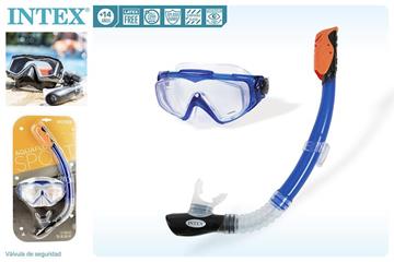 Imagen de Set De Buceo Con Máscara Y Tubo Aqua Pro Swin Intex