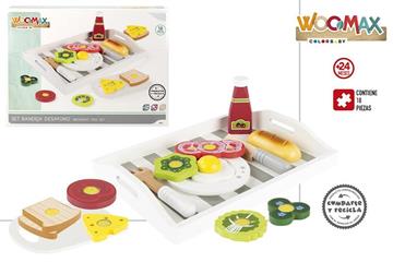 Imagen de Bandeja De Desayuno De Madera Woomax