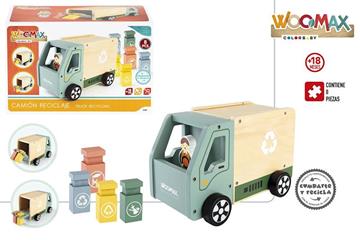 Imagen de Camión De Basura De Madera Woomax