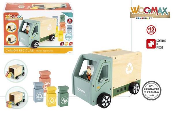Imagen de Camión De Basura De Madera Woomax